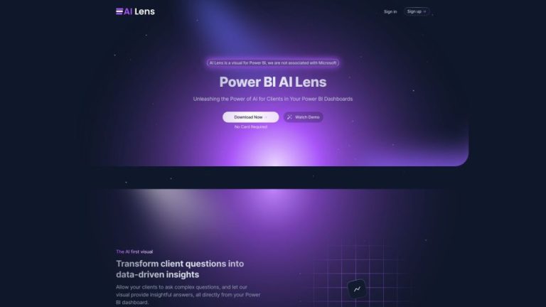 AI Lens para Power BI: Integra Inteligencia Artificial en Tus Informes