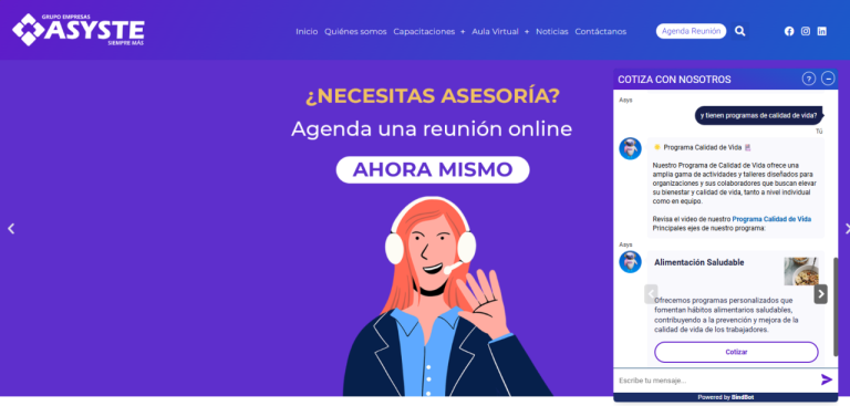 Aissist: La Aplicación Web Interactiva para Asistencia y Apoyo