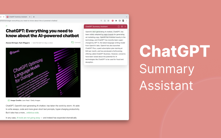 Asistente de Resumen ChatGPT AI: Extensión Chrome para Resumir Web con Prompts Personalizables