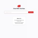Chat With YouTube: Conversaciones impulsadas por IA con vídeos de YouTube