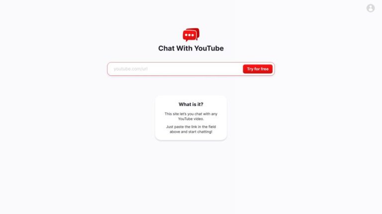 Chat With YouTube: Conversaciones impulsadas por IA con vídeos de YouTube