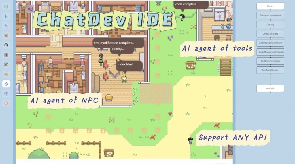 ChatDev IDE AI Extensión Chrome: IDE Versátil para Conversaciones Multiagente 2 ChatDev IDE AI Extensión Chrome: IDE Versátil para Conversaciones Multiagente