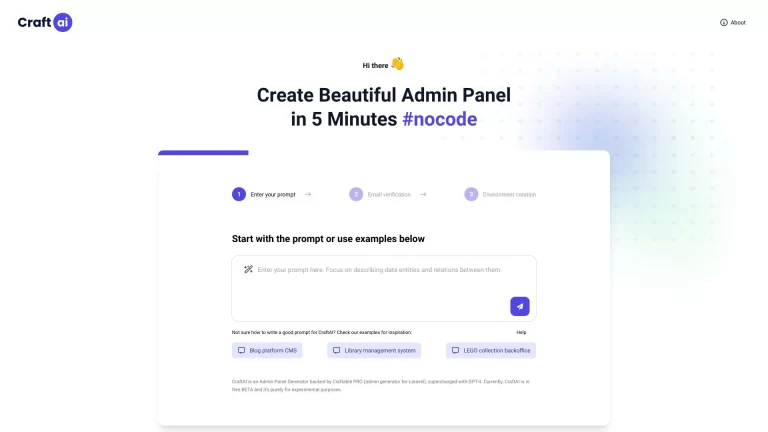 Craftable PRO: Acelera tu Desarrollo con el Generador CRUD de Laravel y Panel de Administración
