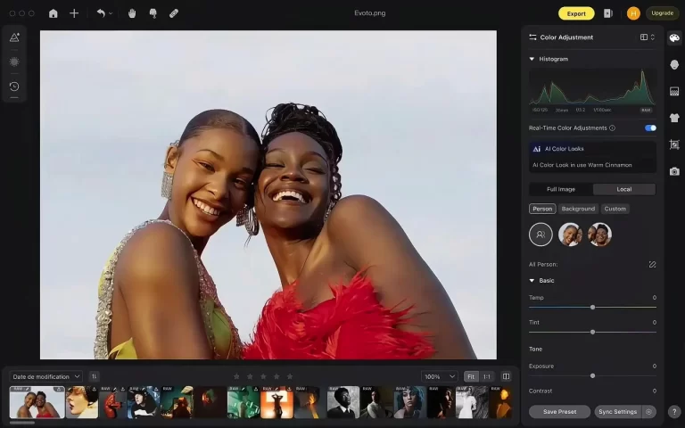 Evoto: El Editor de Fotos AI de Próxima Generación para Procesamiento Rápido y de Alta Calidad