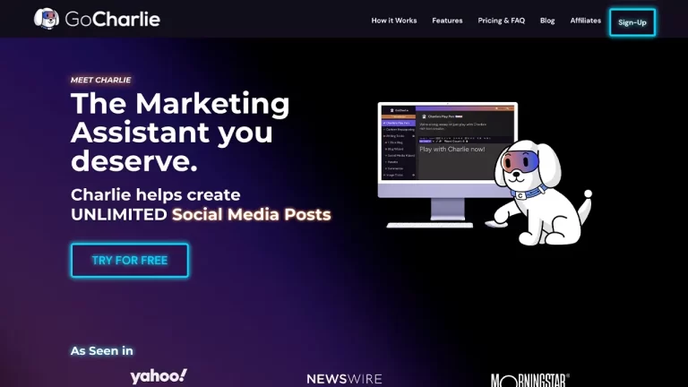 GoCharlie: La IA que Facilita la Creación y Publicación de Contenido