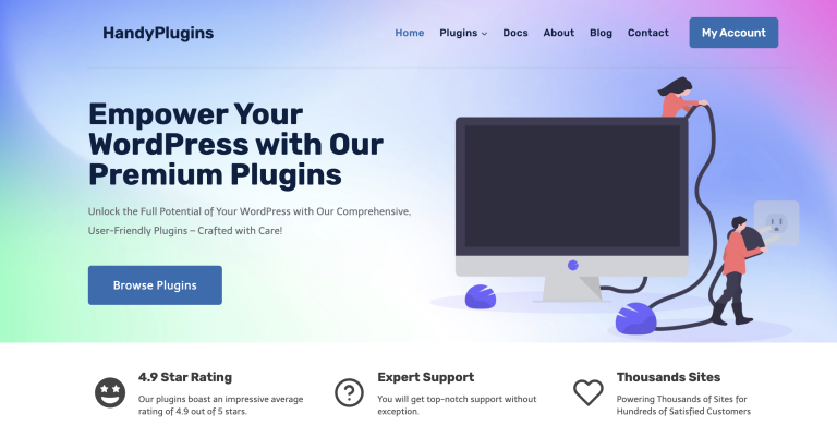 HandyPlugins: Complementos de Alta Calidad para WordPress con Excelente Soporte y Documentación