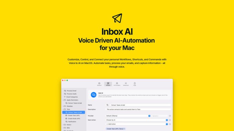 Inbox AI: Gestiona correos electrónicos y tareas con flujos de trabajo impulsados por IA