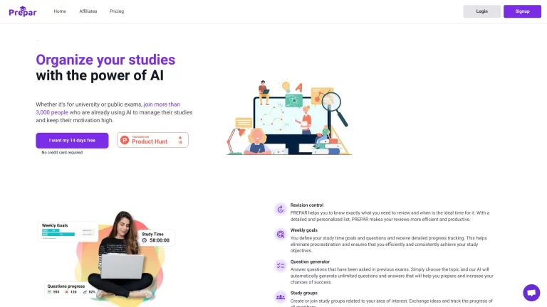 Optimiza Tus Estudios con Prepar: La Herramienta de Gestión Inteligente Impulsada por IA