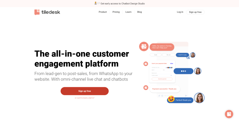 Optimiza tu ROI con Tiledesk: La Plataforma de Chatbots y Chat en Vivo para la Participación del Cliente