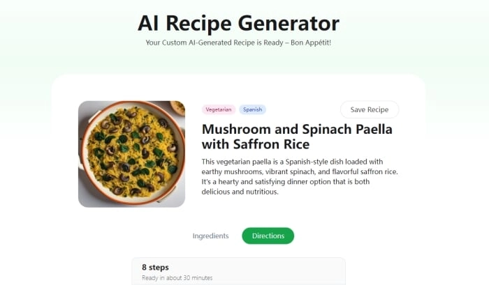 Personalized Meal Plan and Recipe Composer: Recetas Personalizadas con IA 2 Personalized Meal Plan and Recipe Composer: Recetas Personalizadas con IA