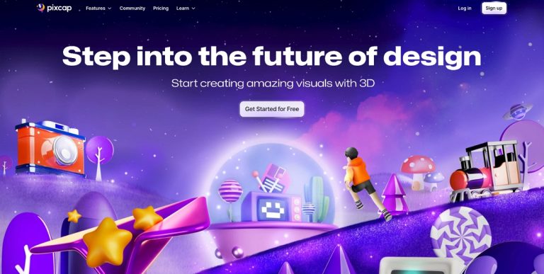 Pixcap: La herramienta de diseño 3D e IA con opciones ilimitadas