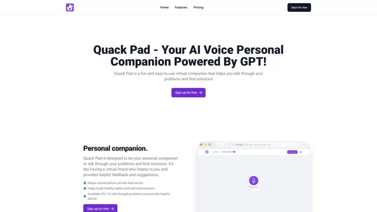 Quack Pad: Tu Asistente AI para Soluciones Personalizadas