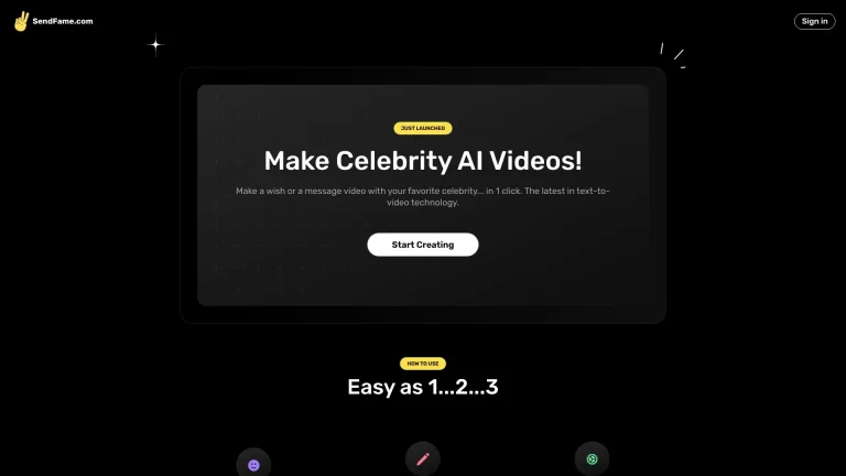 SendFame: Crea Videos Personalizados de Celebridades con IA