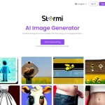 Stormi AI: Crea Arte Personalizado Gratis con el Generador de IA
