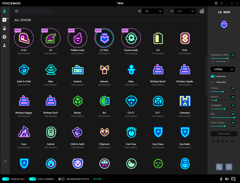 Voicemod: Cambiador de Voz Gratuito para Windows y macOS, Ideal para Juegos y Creación de Contenido