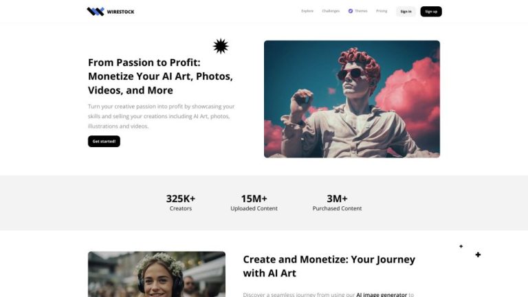 Wirestock: Monetiza Tu Creatividad Vendiendo Fotos, Arte de IA y Videos