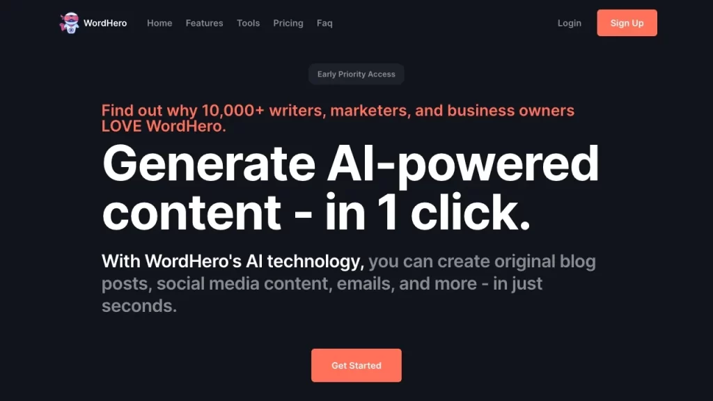 WordHero: La Herramienta de IA para Crear Contenido de Alta Calidad de Forma Eficiente 1 WordHero: La Herramienta de IA para Crear Contenido de Alta Calidad de Forma Eficiente
