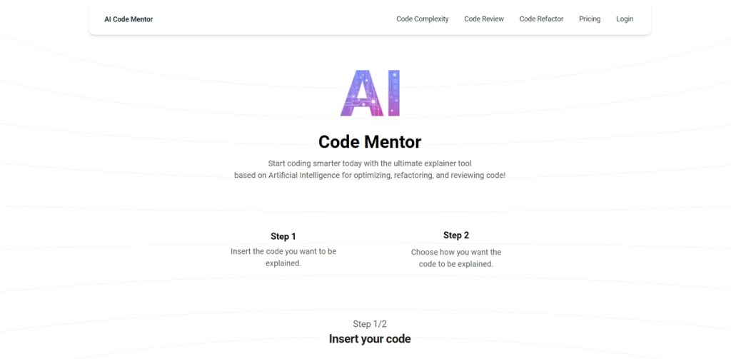 AI Code Mentor: Optimiza, Refactoriza y Explica Código con Inteligencia Artificial 2 AI Code Mentor: Optimiza, Refactoriza y Explica Código con Inteligencia Artificial