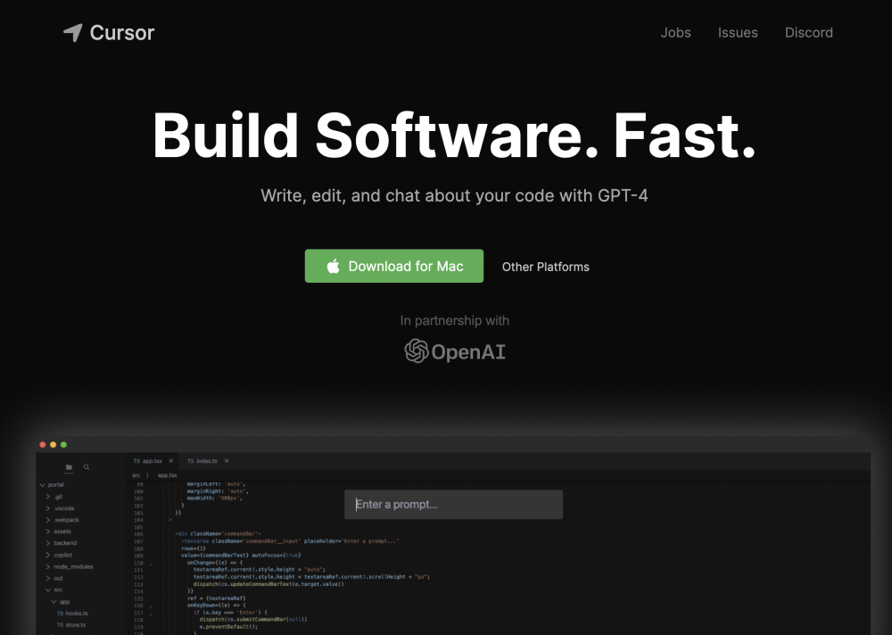 Cursor: El Editor de Código Impulsado por IA para Programación en Pareja Eficiente 1 Cursor: El Editor de Código Impulsado por IA para Programación en Pareja Eficiente