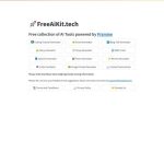 FreeAiKit: La Colección Gratuita de Herramientas de IA de Prgmine