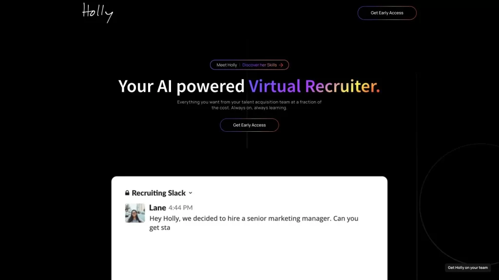 Holly: El Reclutador Virtual con IA que Automatiza la Búsqueda y Evaluación de Candidatos 2 Holly: El Reclutador Virtual con IA que Automatiza la Búsqueda y Evaluación de Candidatos
