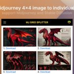 Midjourney Grid Splitter: La Herramienta Segura para Dividir Tu Grid en Imágenes