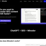 Minodor: Generador de Contenido con IA para Artículos SEO y Análisis de Competidores