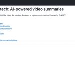summarize.tech: La IA que Resumen Videos de YouTube con ChatGPT