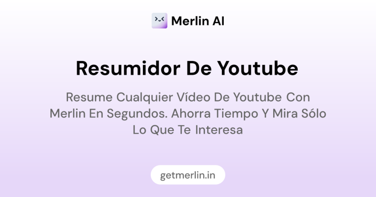 ¿Sin tiempo? Aprovecha los Resúmenes de Vídeos de YouTube